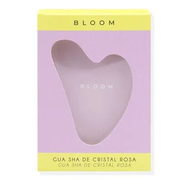 Gua Sha De Cristal Rosa, Massagem Facial, Bloom Beauty